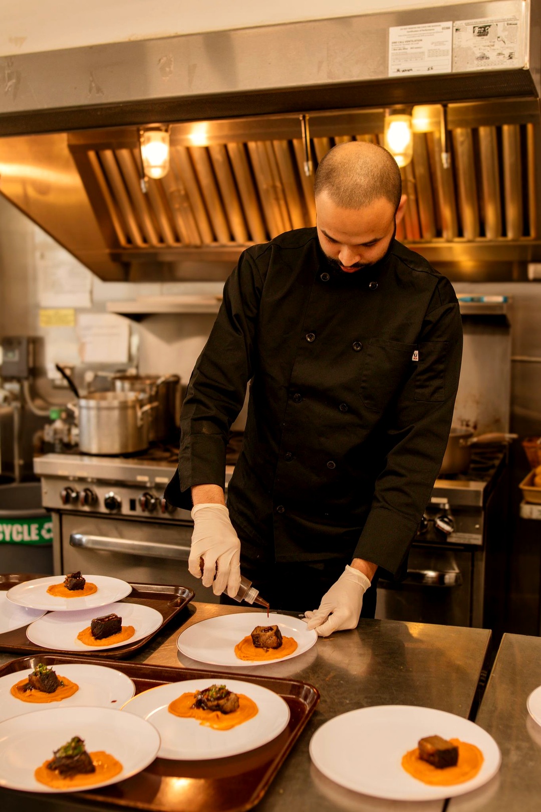 Brazilian cuisine fire grill